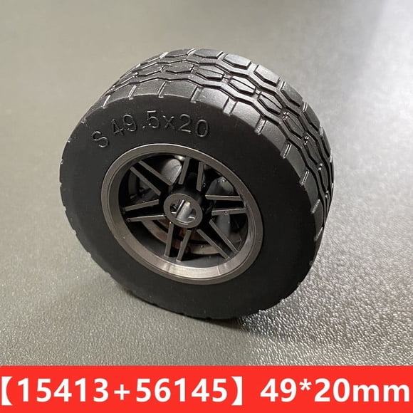 Piezas de tecnología de partículas pequeñas Piezas de orugas Piezas de tecnología de neumáticos automotrices 9686 EV3 Wedo Universal Compatible