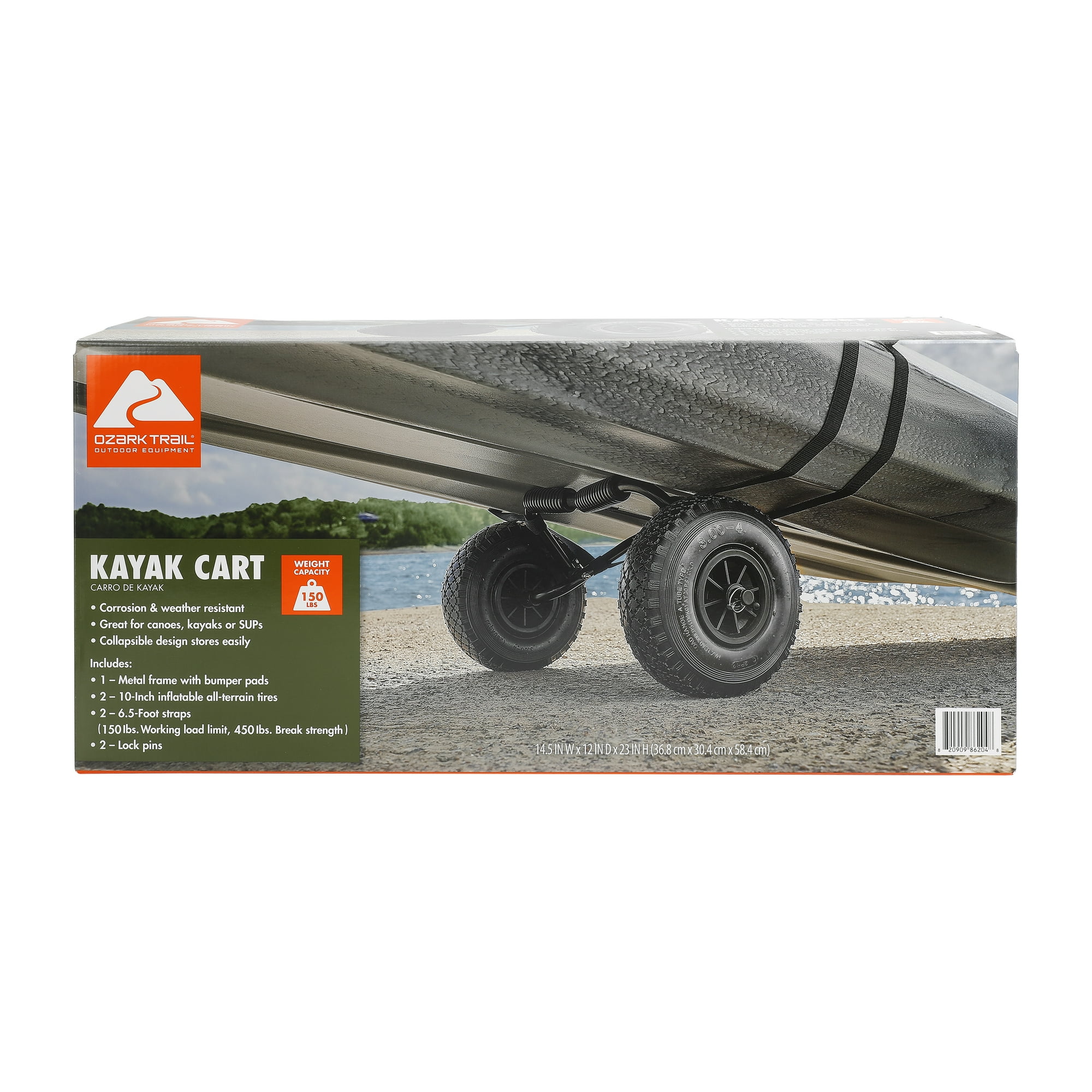 Ozark Trail Universal Kayak Cart, Model KA204
