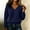A05-Navy, variant on ZORYEVY Women's Sweatshirt Casual Lightweight Fall Pullover Sweatshirts for Women Loose Fit Long Sleeve Solid V Neck Tops