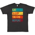 thumbnail image 3 of Inktastic Martial Arts Eat Sleep Tai Chi Repeat T-Shirt, 3 of 5
