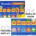 thumbnail image 5 of Entireivity 1 Set Weekly Calendar Pocket Chart Education Calendar Bag Classroom Calendar, 5 of 8