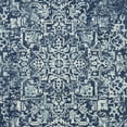 thumbnail image 5 of SAFAVIEH Evoke Trena Traditional Distressed Runner Rug, Navy/Ivory, 2'2" x 19', 5 of 6