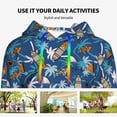 thumbnail image 4 of Disketp Hawaiian Style Womens Casual Hoodies Crew Neck Long Sleeve Sweatshirts Pullover Tops-Large, 4 of 7