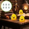 thumbnail image 4 of Eespoir 6 Pack LED Halloween Lantern Light, Halloween Cute Spooky Friendly Ghost, For Home Table Shelf Decoration Halloween Party Decorations, 4 of 7