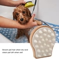 thumbnail image 4 of Brosse de Bain pour Animaux de Compagnie, Poignée Portative à Double Usage Durable Brosse de Toilettage pour Animaux de Compagnie en Caoutchouc pour Salle de Bain, 4 of 8