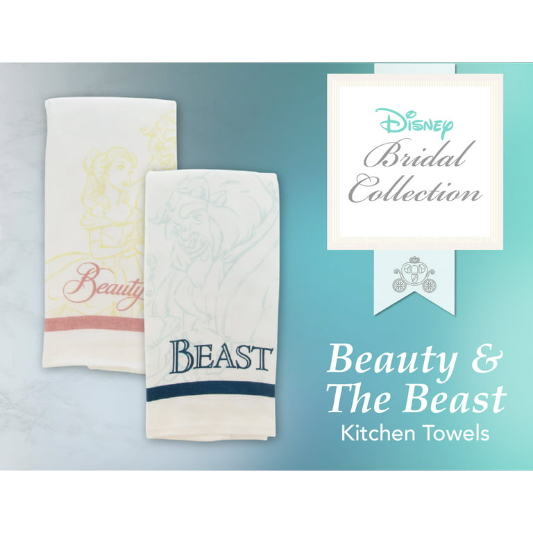 Disney Princess 100% Cotton Kitchen Towels, 2pk-Soft & Absorbent Decorative  Kitchen Towels Perfect for Drying Dishes & Hands-Machine Washable Kitchen