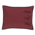 thumbnail image 3 of VHC Brands Classic Country Primitive Bedding-Ninepatch Star Red Sham, Standard, Burgundy, 3 of 6