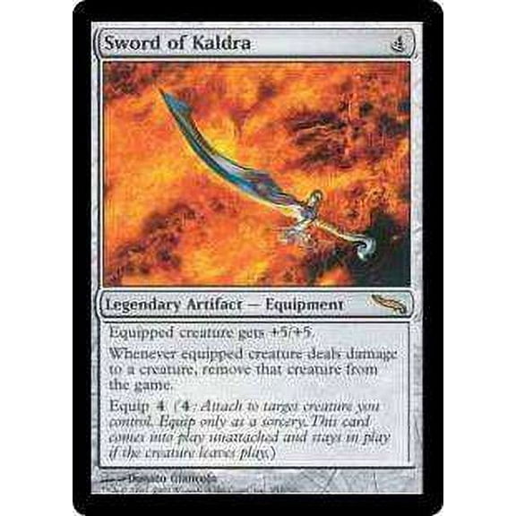 MtG Mirrodin Rare Sword of Kaldra #251