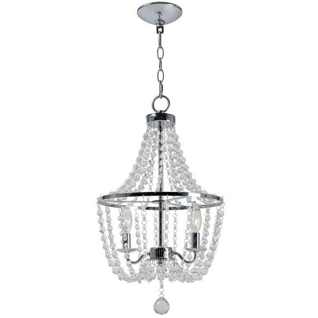 Kenroy Home 93052CH Celeste 2-Light Chrome Chandelier