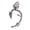 Antique Silver, variant on 1Pc Dragon Shaped Ear Cuff Exaggerated Hip Hop Gothic Punk Non-Piercing Clip Wrap Cartilage Earring Fashion Accessory