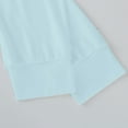thumbnail image 5 of Dwelliawo Polo Shirts for Men Classic Long Sleeve Ribbed Button Shirts Loose Fit Collared Stylish Work Pullover Shirts Light Blue 3XL, 5 of 5