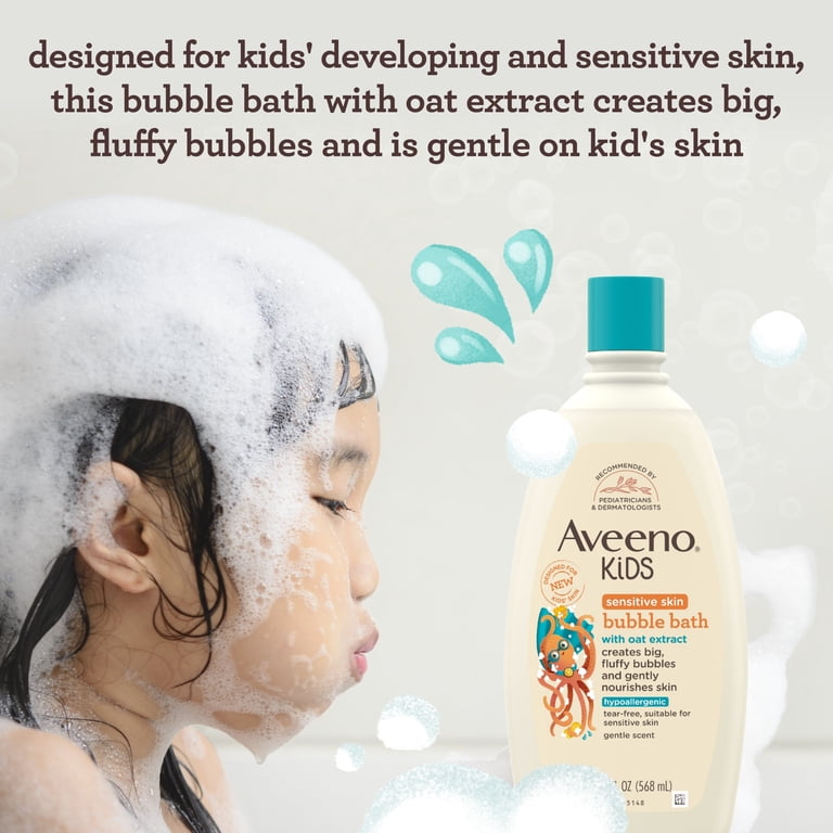 Kids Bubble Bath with Oat Extract for Sensitive Skin photo 3