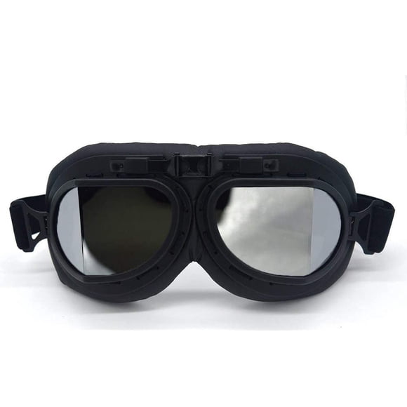 Evomosa Motorcycle Goggles Vintage Pilot Goggles Retro Motocross Goggle Windproof ATV Outdoor Eyewear