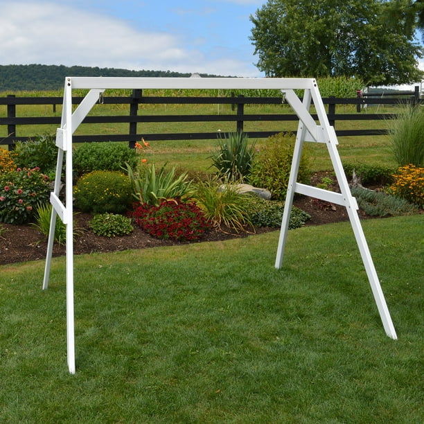 A & L Furniture 5 ft. AFrame Swing Stand for 2 Chair Swings with