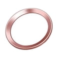thumbnail image 5 of KAKOWELY home button sticker Home Button Sticker Universal Series Metal Home Key Fingerprint Recognition for iPhone - With Packaging (White Color with Rose Gold Edge), 5 of 5