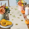thumbnail image 4 of Fall Thanksgiving Cotton Linen Table Runner, Washable Table Runners for Kitchen, Dining Room, Holiday, Home Party Table Decor, 13x48 Inches, 4 of 9