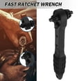 thumbnail image 2 of Sylvtty Ratchet Drill Chuck Key Wrench Anti-Slip Handle Ergonomic Multipurpose Universal Double Head Drill Press Chuck Key Mini Ratchet Spanner, 2 of 7