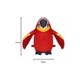 thumbnail image 2 of Loro parlante Juguete de peluche divertido Función de repetición Animales de peluche con alas Pájaro de peluche que saluda Juguete de peluche de loro parlante para niños, rojo-, 2 of 5