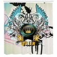 thumbnail image 3 of Ambesonne Queen Shower Curtain, Arms Shield Design, 69"Wx70"L, Multicolor, 3 of 3