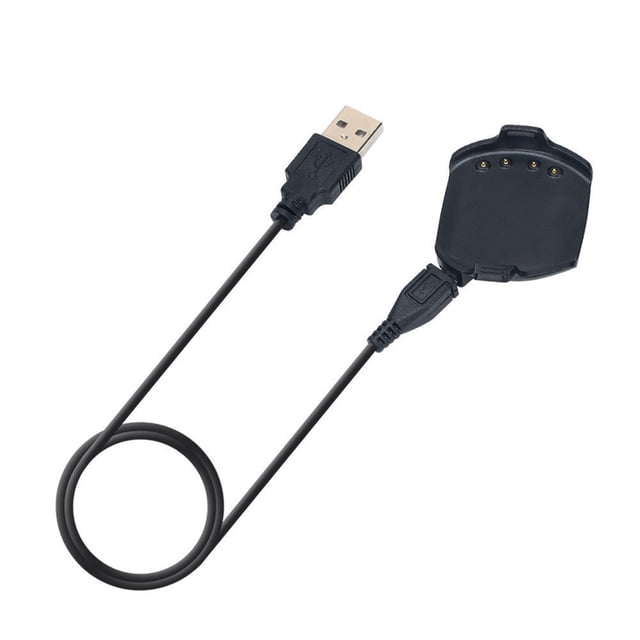 1 x USB Cable Charger, 1M Plastic Charging Charger Cable Sync Data Clip for Garmin Approach S2 S4 GPS Watch