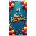 thumbnail image 6 of LUUFILx Happy Retirement Party Banner Backdrop Celebration Background Decorations Photography Props Balloons Cheers Event Supplies Retirement Party, 6 of 8