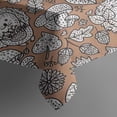 thumbnail image 3 of Cute Hedgehog Mushroom Leaves Pattern Rectangle Tablecloth 60"x84",Waterproof Polyester Rectangle Table Cloth, Wipeable Spillproof Polyester Tablecloth for Dining, Camping, Indoor and Outdoor, 3 of 5
