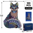 thumbnail image 1 of Wooden Animal Puzzle For Adult Children 3D Puzzle Unique Shape Pieces Collection Gift, 1 of 6