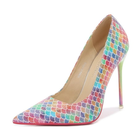 

HHH New French Style Girl Versatile Nightclub Women s Work Shoes Stiletto Heel Pointed High Heels plus Size Fairy Style Party Shoes