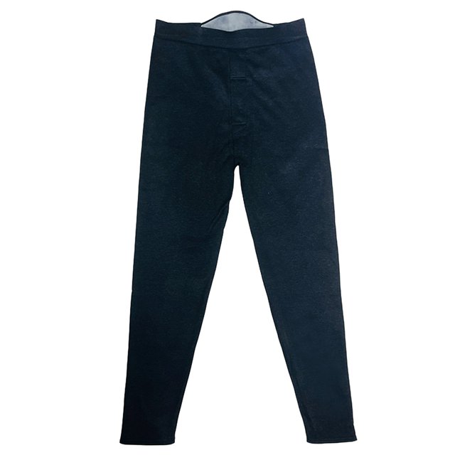 Gibobby pantalones de mujer Pantalones térmicos para hombre Pantalones de algodón de talle con rodilleras(Negro, XXXXL)