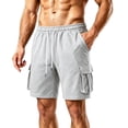thumbnail image 2 of DayScoop Mens Casual Shorts Fashion Bottoms Summer Lazy Style Jogger Versatile Sports Breathable Loose Trendy Short Pants, 2 of 6