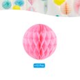 thumbnail image 3 of Uxcell Tissue Paper Pom Poms Flower Balls, Party Hanging Paper Flower Balls Decoration for Birthday Wedding Home Decor Pink 6, 3 of 6