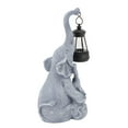 thumbnail image 1 of Elephant Statue Solar Lantern, Lovely Solar Elephant Light Decor Weather Resistant  for Yard, 1 of 7