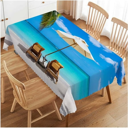 

WISH TREE Pattern Tablecloth Ethnic Native Style Boho Geometric Green Decorative Table Cover for Kitchen Party Banquet and Holiday Tablecloth