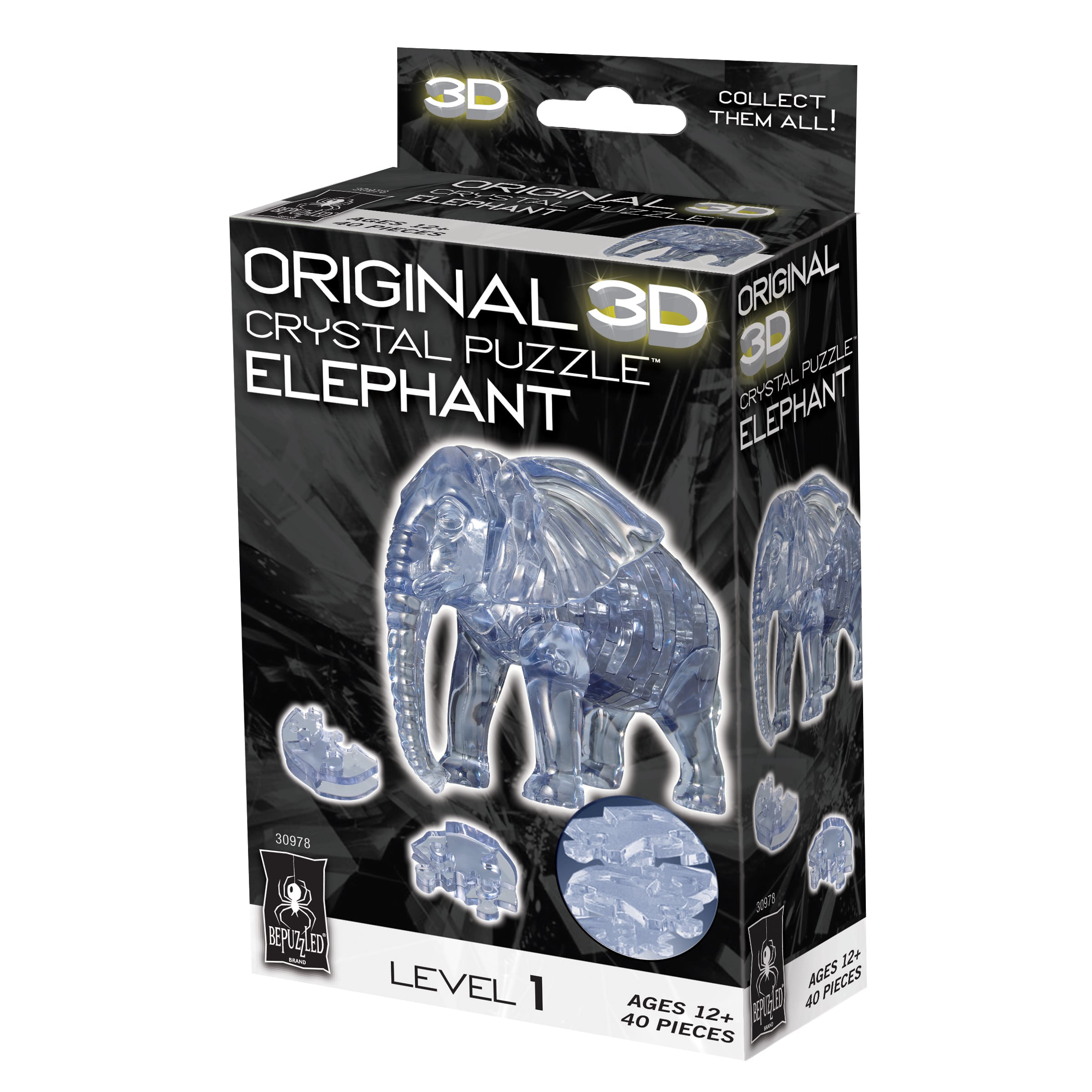 Standard 3D Crystal Puzzle - Elephant