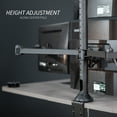 thumbnail image 5 of VIVO Steel Quad Monitor Desk Mount Adjustable 3 + 1 Stand | 4 Screens up to 32", 5 of 8