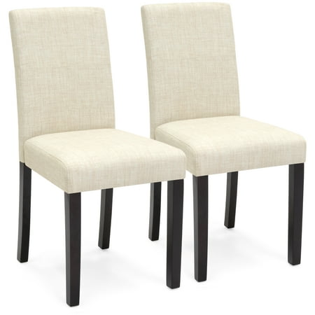 Best Choice Products Set of 2 Fabric Parsons Dining Chairs, (Best Fabric To Cover Dining Room Chairs)