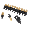 thumbnail image 2 of 60 Set Copper Adjustable Spray Nozzle Spray Atomization Copper Capillary Effect Drip System on 1/4 Inch Barb, 2 of 8