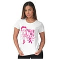 thumbnail image 4 of Breast Cancer Fight Like Betty Boop Women's Plus Size Shirt Brisco Brands 2X, 4 of 5