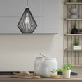 thumbnail image 2 of Livex Lighting Linz 1-Light Farmhouse Metal Single Pendant in Black, 2 of 10