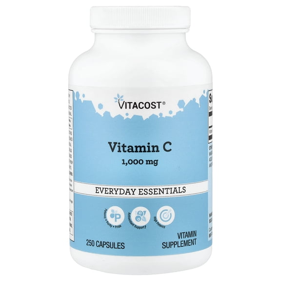 Vitacost Vitamin C, 1,000 mg, 250 Capsules