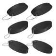 thumbnail image 1 of Uxcell 6-Pack Llavero Flotante para Navegación, Anillos de Llave Impermeables de Color Brillante para Deportes Acuáticos al Aire Libre [Negro], 1 of 6