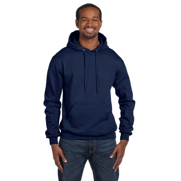 Sudadera con capucha Champion Double Dry para hombre, azul marino, talla XL