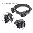 thumbnail image 2 of GPU PCIe 8Pin 6+2Pin 8PIN PCIe CPU 8Pin 6Pin forCorsair CX-M Series CX850M CX750M CX600M CX500M Flat Line 18AWG, 2 of 5