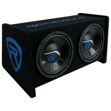 Rockville Water Resistant Car Subwoofers with USB Cable, PE Black, 50 oz