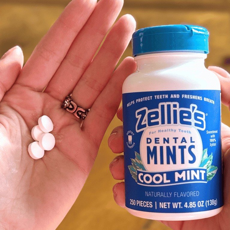mintblue03SIMFREE ボディモイスチャー 150g３本 Zellie's, Dental Mints, 250 Count, Cool Mint Flavor - Walmart.com