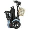 thumbnail image 5 of Exclusive 36 Miles  Long Range Medical Scooter, Foldable Portable Allowed on Airplanes - Stylish Sky Blue, 5 of 9