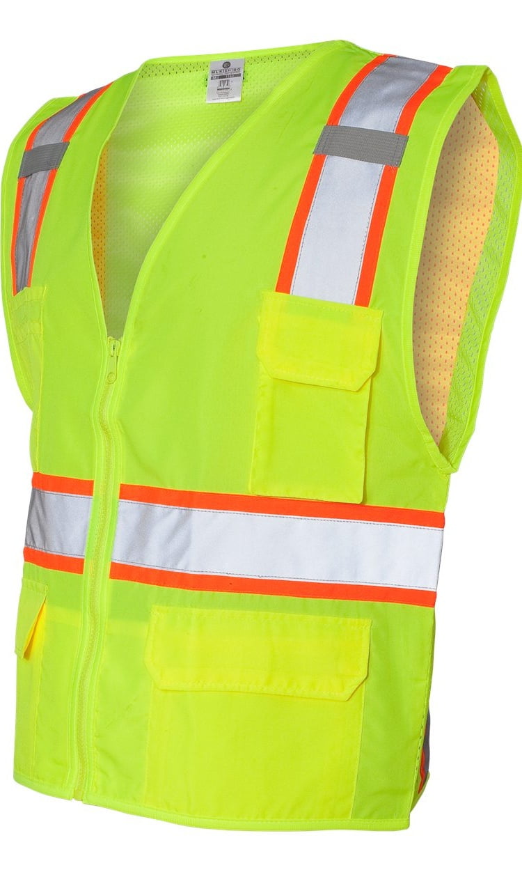 ML Kishigo Men's Solid Front Mesh Back Vest, Style 1163