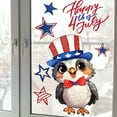 thumbnail image 1 of Birdeem Independence Day Owl Pentagram Decorative Window Sticker Living Room Refrigerator Removable Glass Sticker Self-Adhesive, 1 of 1