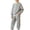 Grey, variant on Coerni Boys Sweatpants Set 2 Piece Soft Fleece Crewneck Pullover Girls Sweatshirts & Jogger Sweatpants Tracksuit Kids Activewear Set