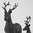 thumbnail image 6 of Black Christmas Reindeer for Winter – Set of 2 Xmas Reindeer Figurines – Modern Black Christmas Deer Statues for Living Room, Mantel Table Christmas Decor Indoor, 6 of 7